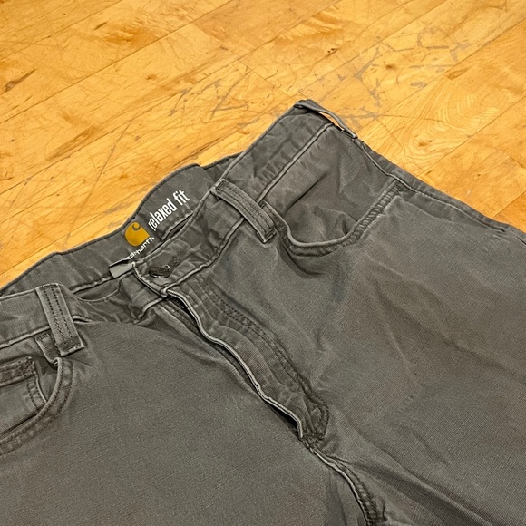 Carhartt Dark Gray Straight Relaxed Fit Jeans - Picture 2 of 6
